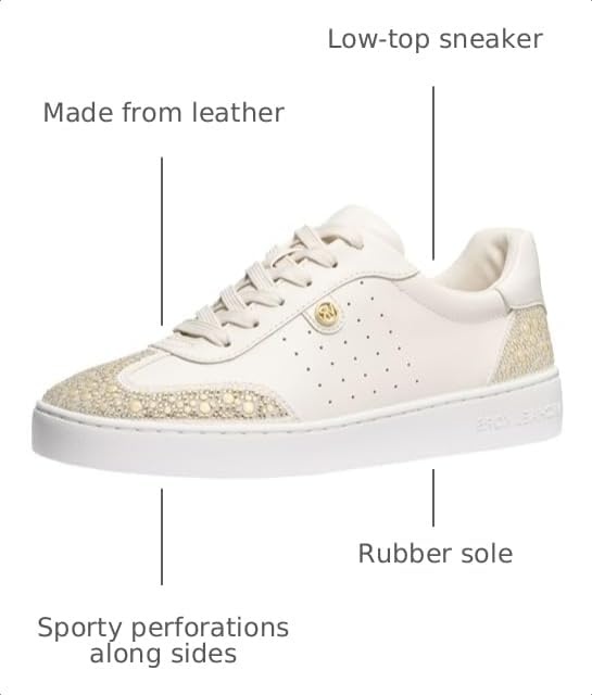 image:imageMichael Kors Womens Scotty Lace Up ShoesCream