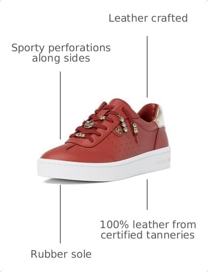 image:imageMichael Kors Womens Scotty Lace Up ShoesCrimson