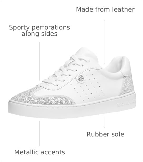 image:imageMichael Kors Womens Scotty Lace Up ShoesOptical White
