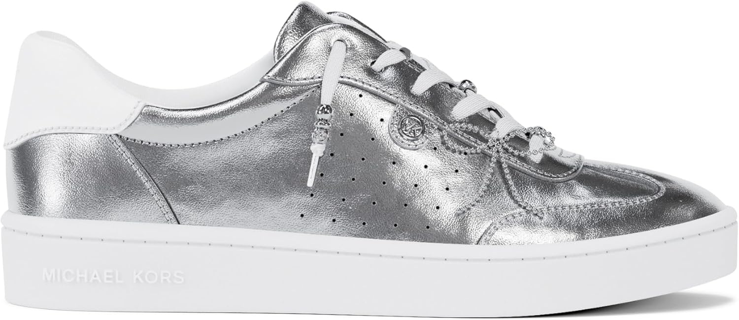 image:imageMichael Kors Womens Scotty Lace Up ShoesSilverLace Charms