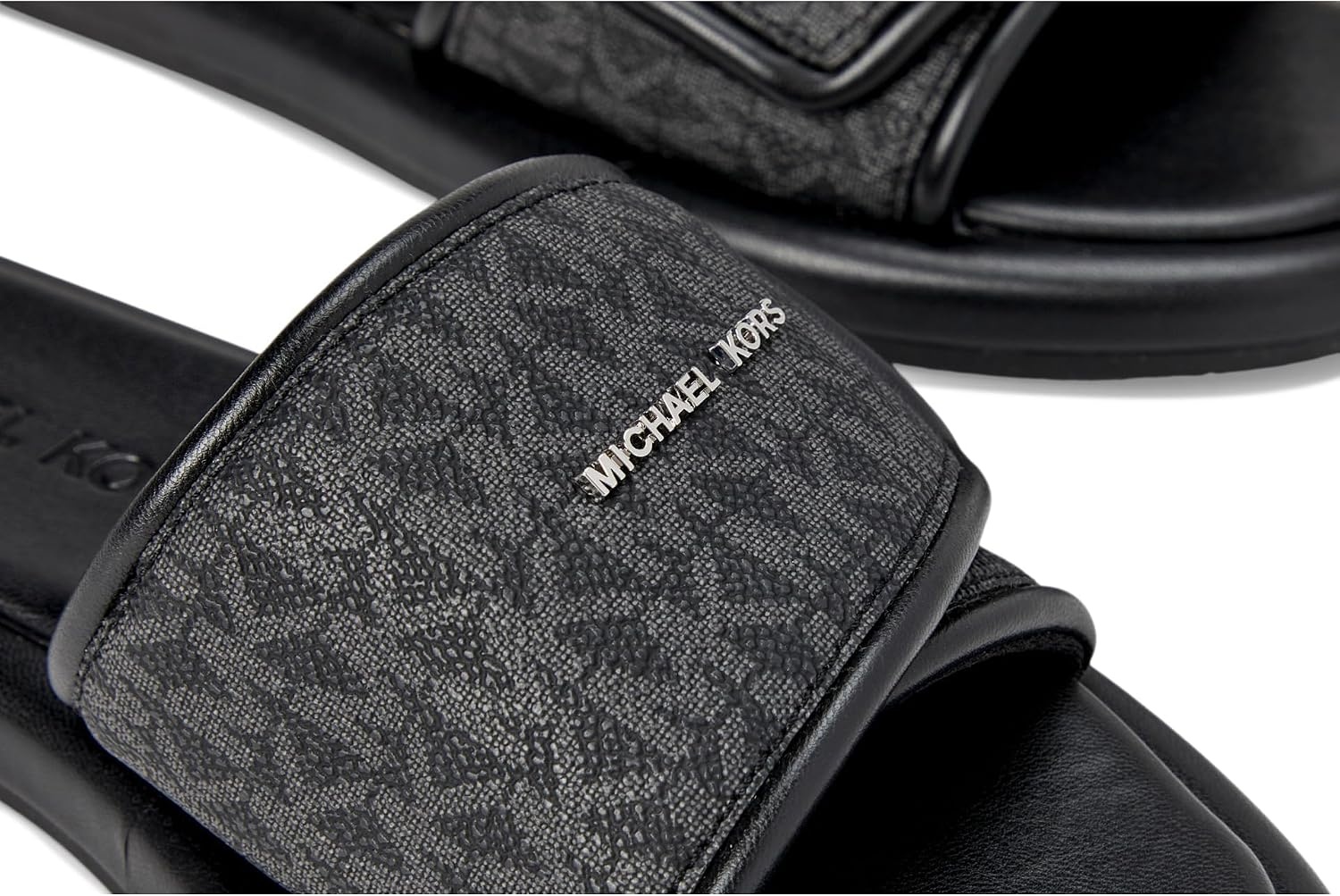 image:imageMichael Kors Womens Suki Flat SlideBlack 2