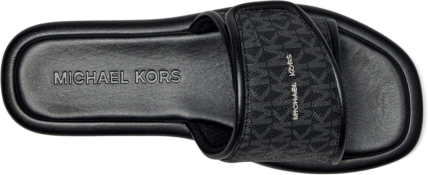 image:imageMichael Kors Womens Suki Flat SlideBlack 2