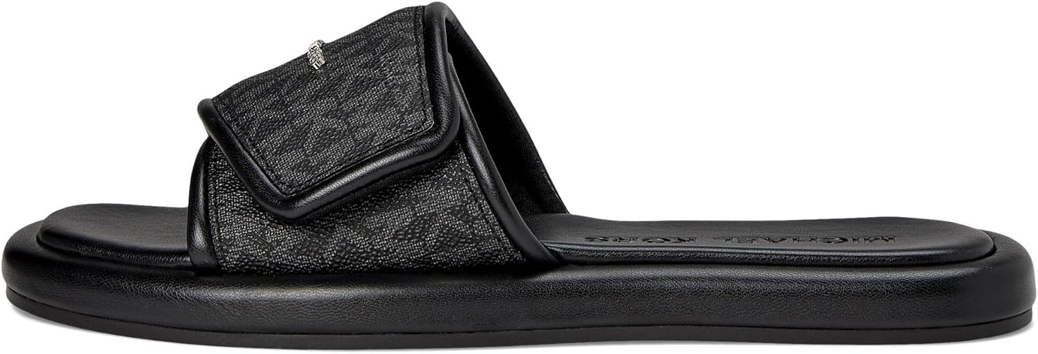 image:imageMichael Kors Womens Suki Flat SlideBlack 2