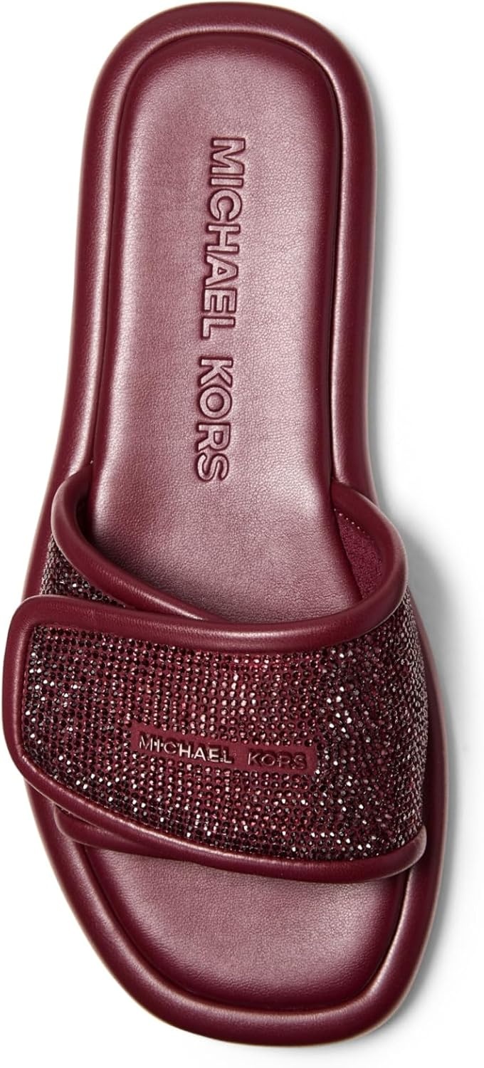 image:imageMichael Kors Womens Suki Flat SlideOxblood