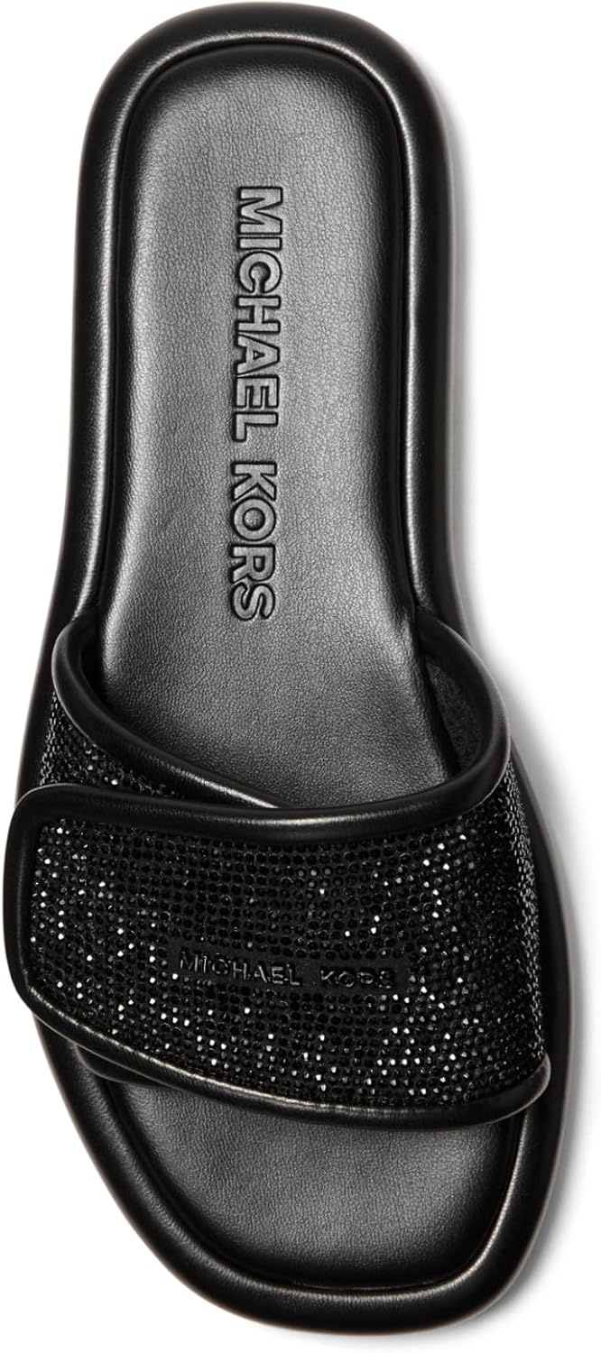 image:imageMichael Kors Womens Suki Flat SlideStuddedBlack