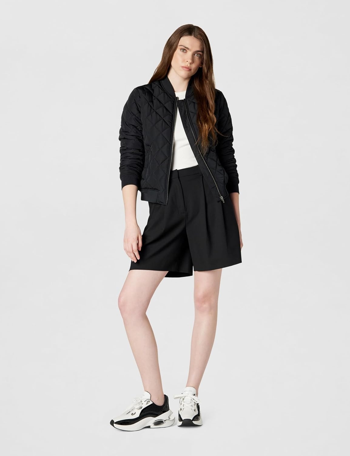 image:imageMichael Kors Womens Toni TrainerBlackOpticwht