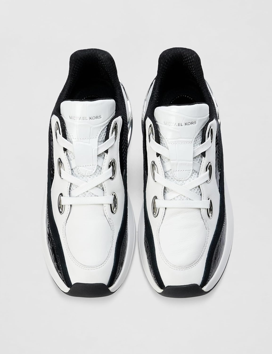 image:imageMichael Kors Womens Toni TrainerBlackOpticwht
