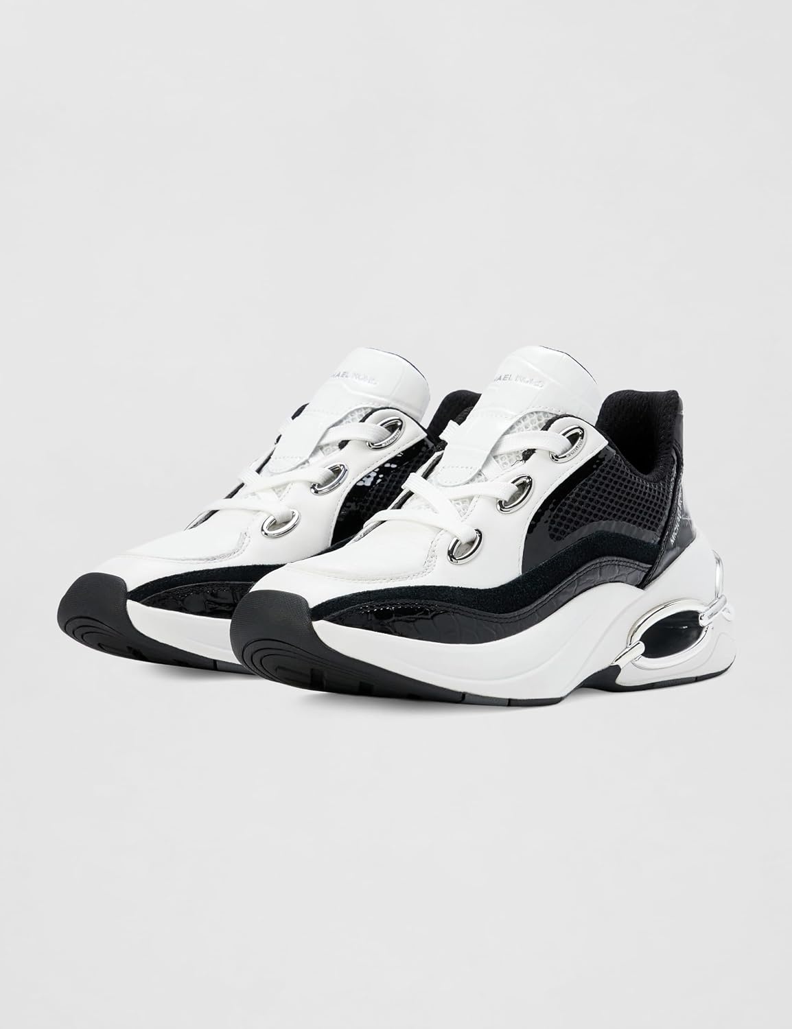 image:imageMichael Kors Womens Toni TrainerBlackOpticwht