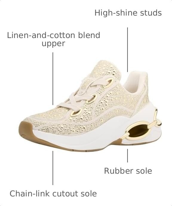 image:imageMichael Kors Womens Toni TrainerCream