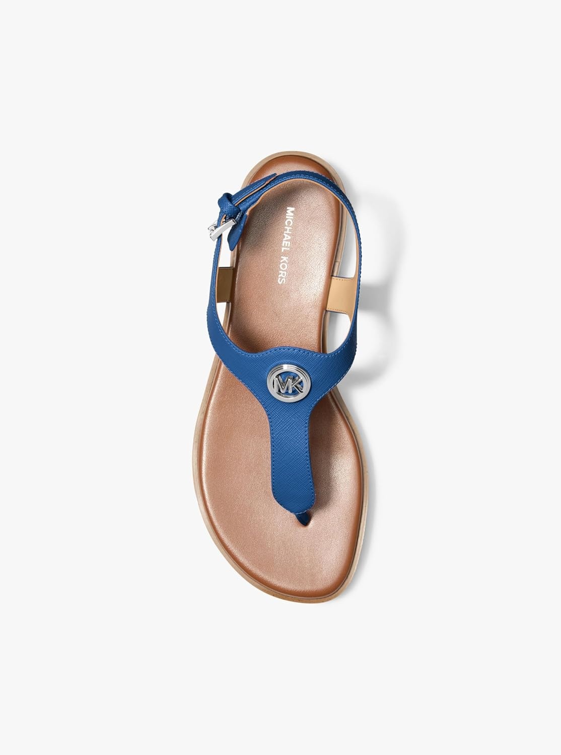 image:imageMichael Kors Womens Val Thong SandalSaffiano LeatherRiver Blue
