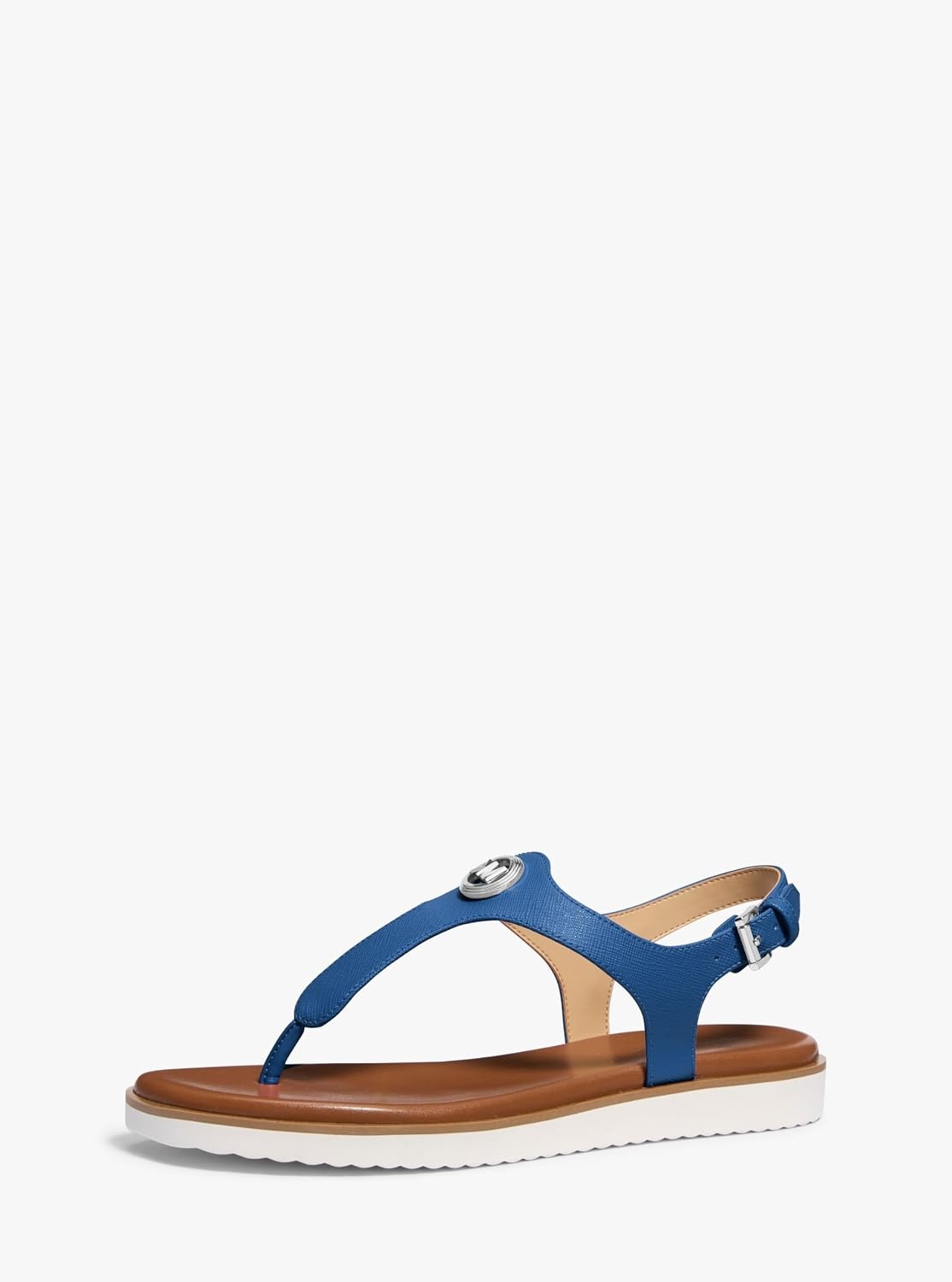 image:imageMichael Kors Womens Val Thong SandalSaffiano LeatherRiver Blue