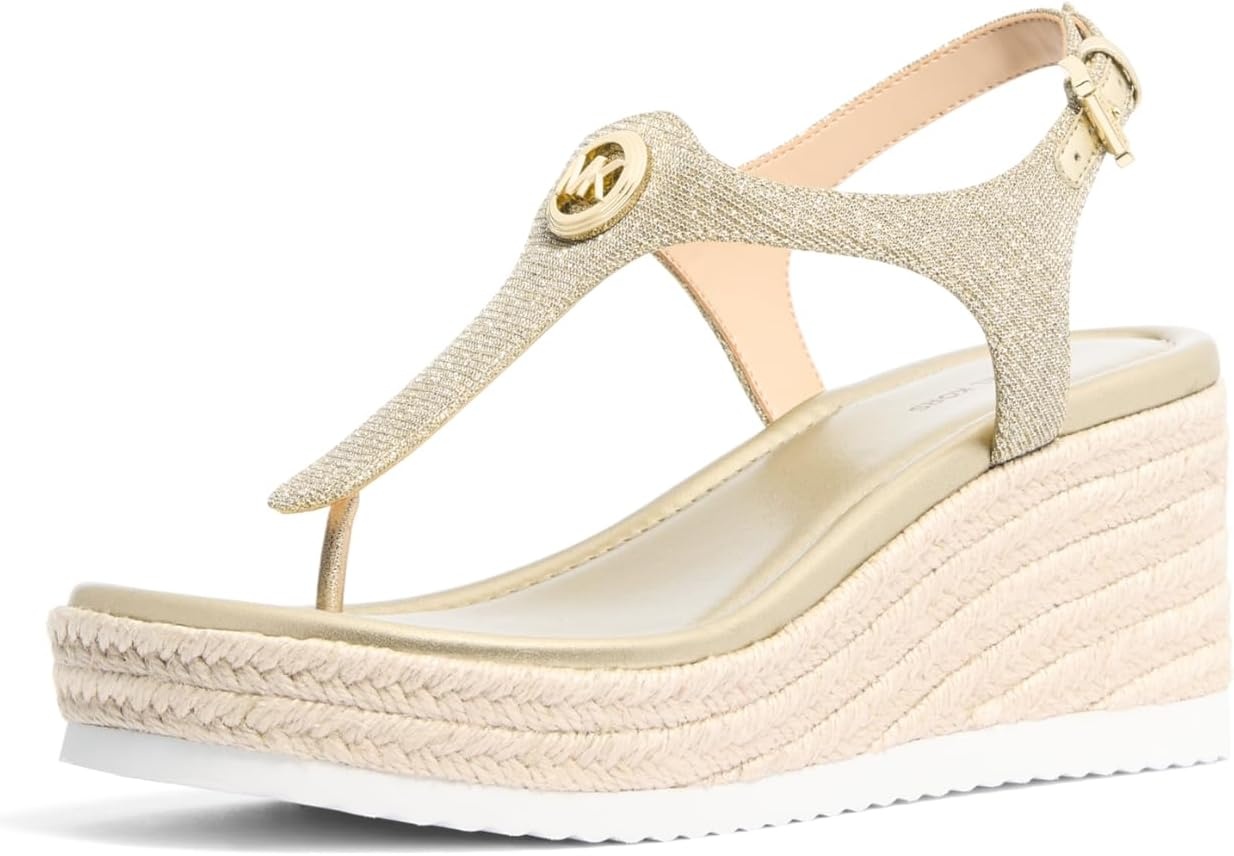 image:imageMichael Kors Womens Val Thong WedgePale Gold
