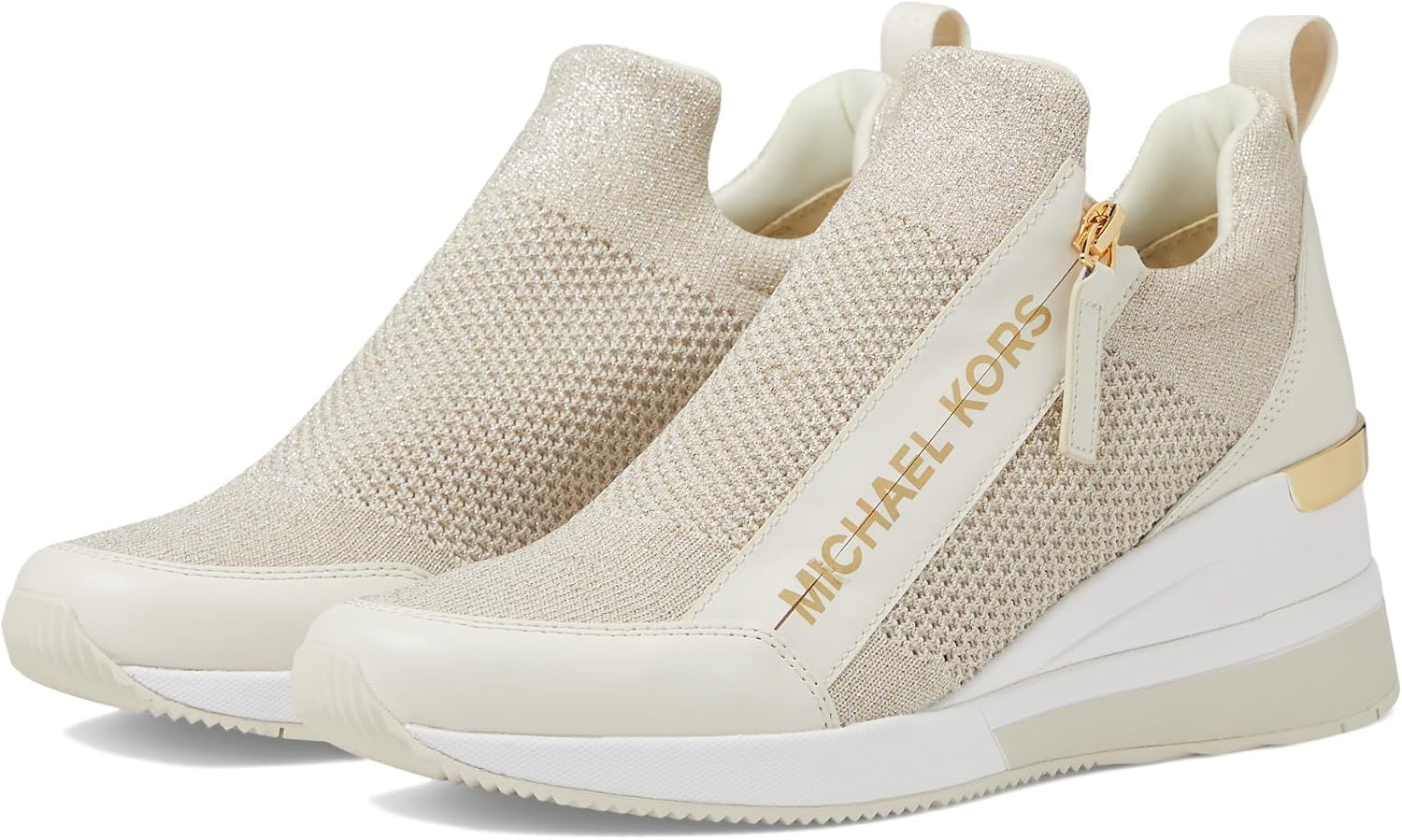 image:imageMichael Kors Womens Willis Wedge TrainerChampagne