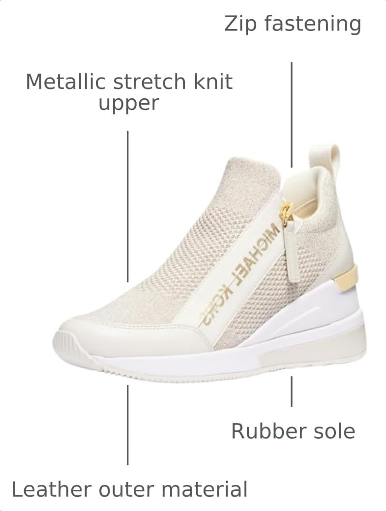 image:imageMichael Kors Womens Willis Wedge TrainerChampagne