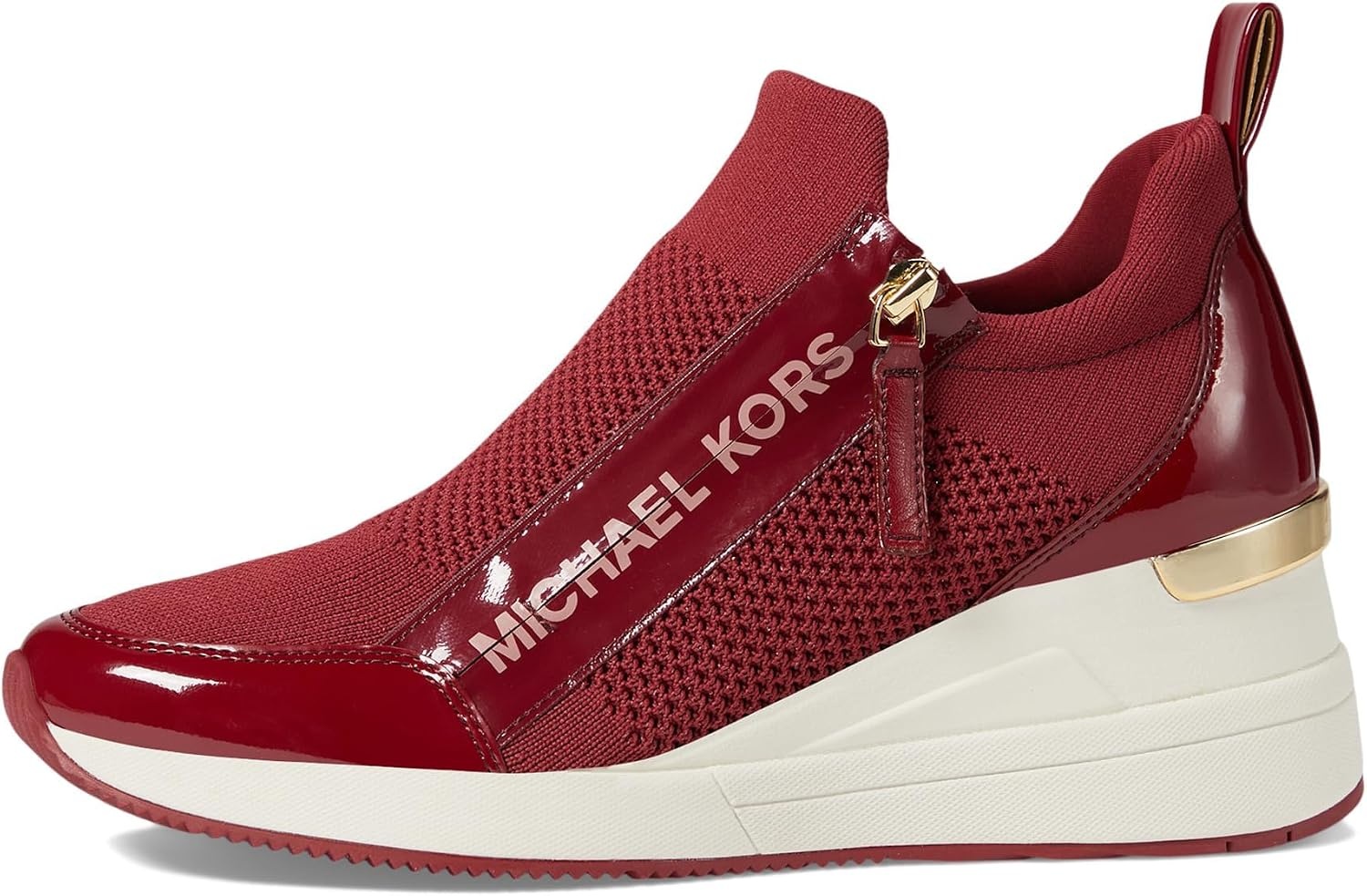 image:imageMichael Kors Womens Willis Wedge TrainerDeep Red