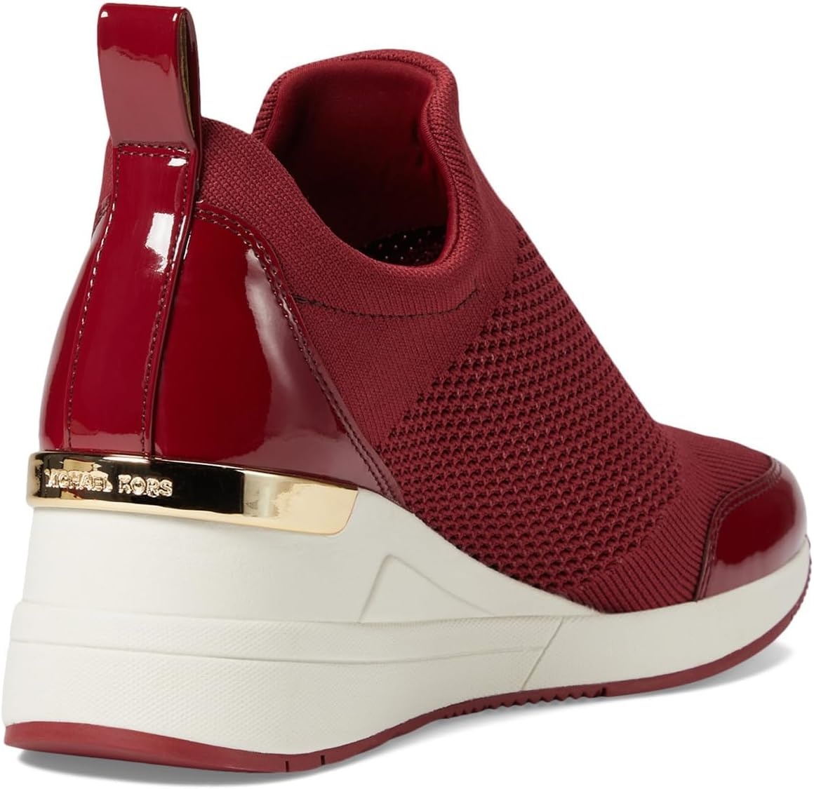 image:imageMichael Kors Womens Willis Wedge TrainerDeep Red
