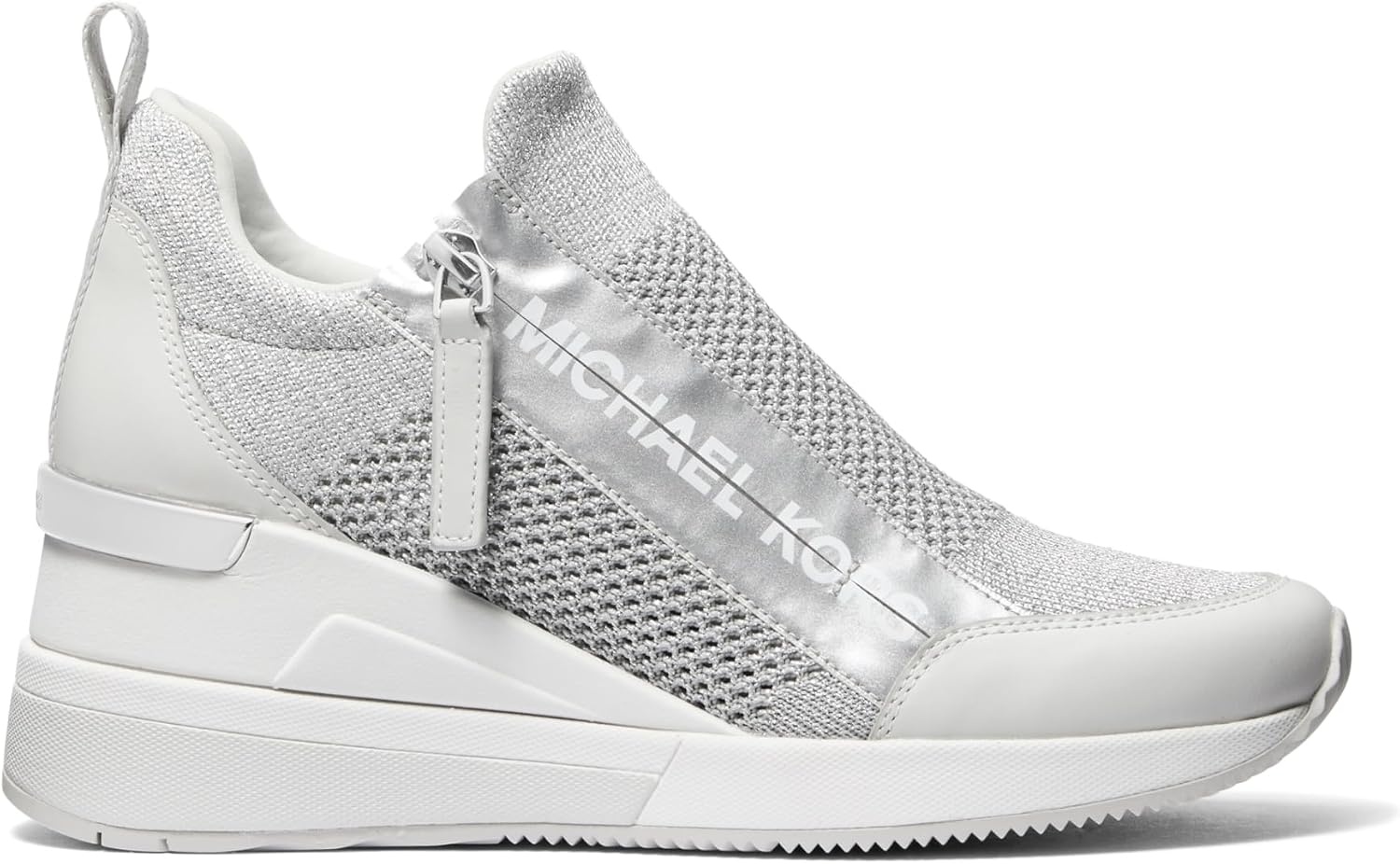 image:imageMichael Kors Womens Willis Wedge TrainerSilver