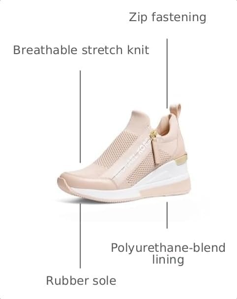image:imageMichael Kors Womens Willis Wedge TrainerSoft Pink