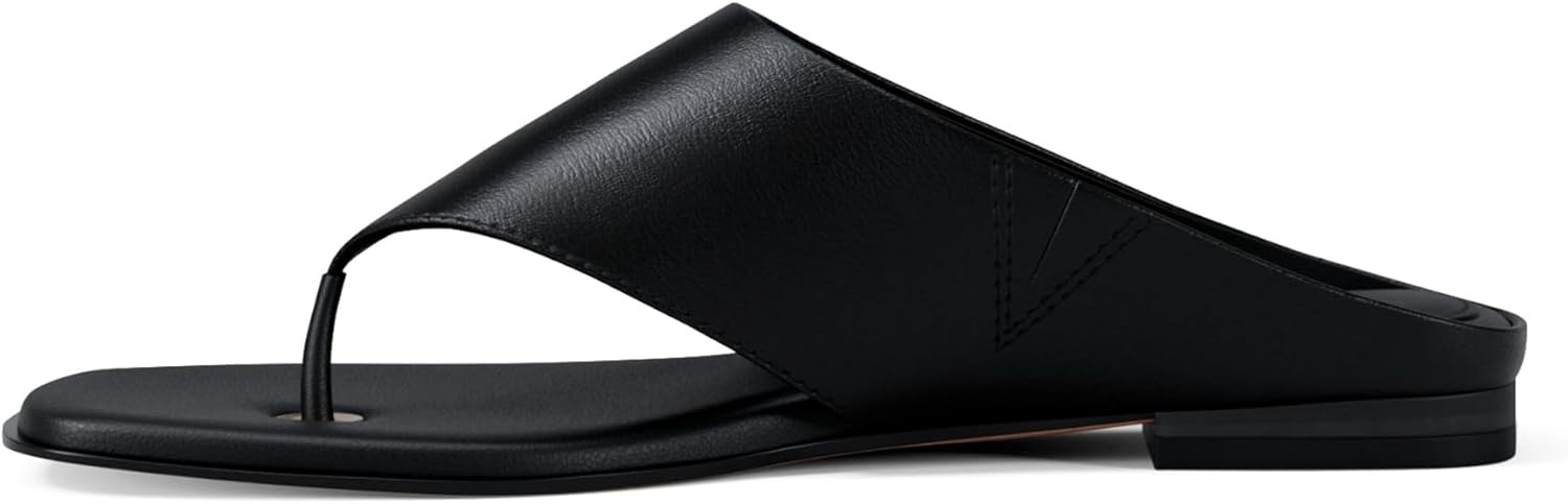image:imageMichael Kors womens Alster Thong SandalLeatherBlack