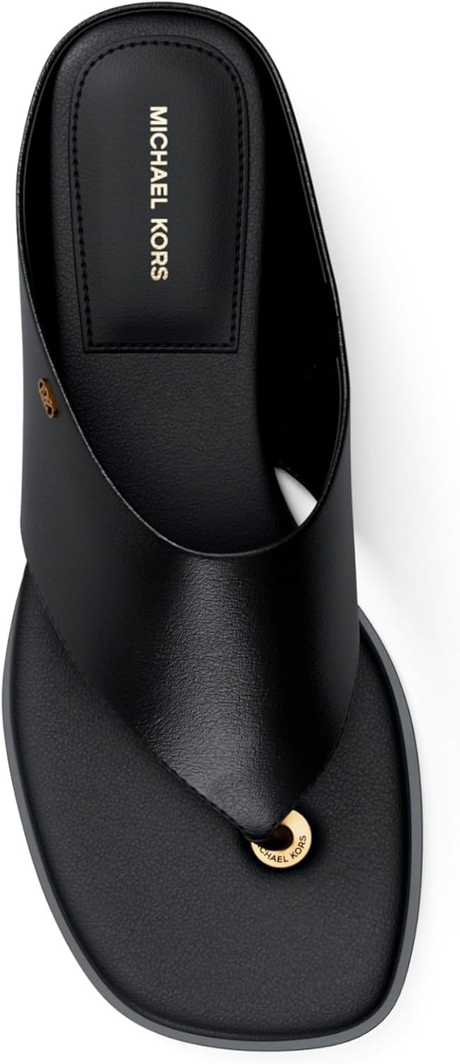 image:imageMichael Kors womens Alster Thong SandalLeatherBlack