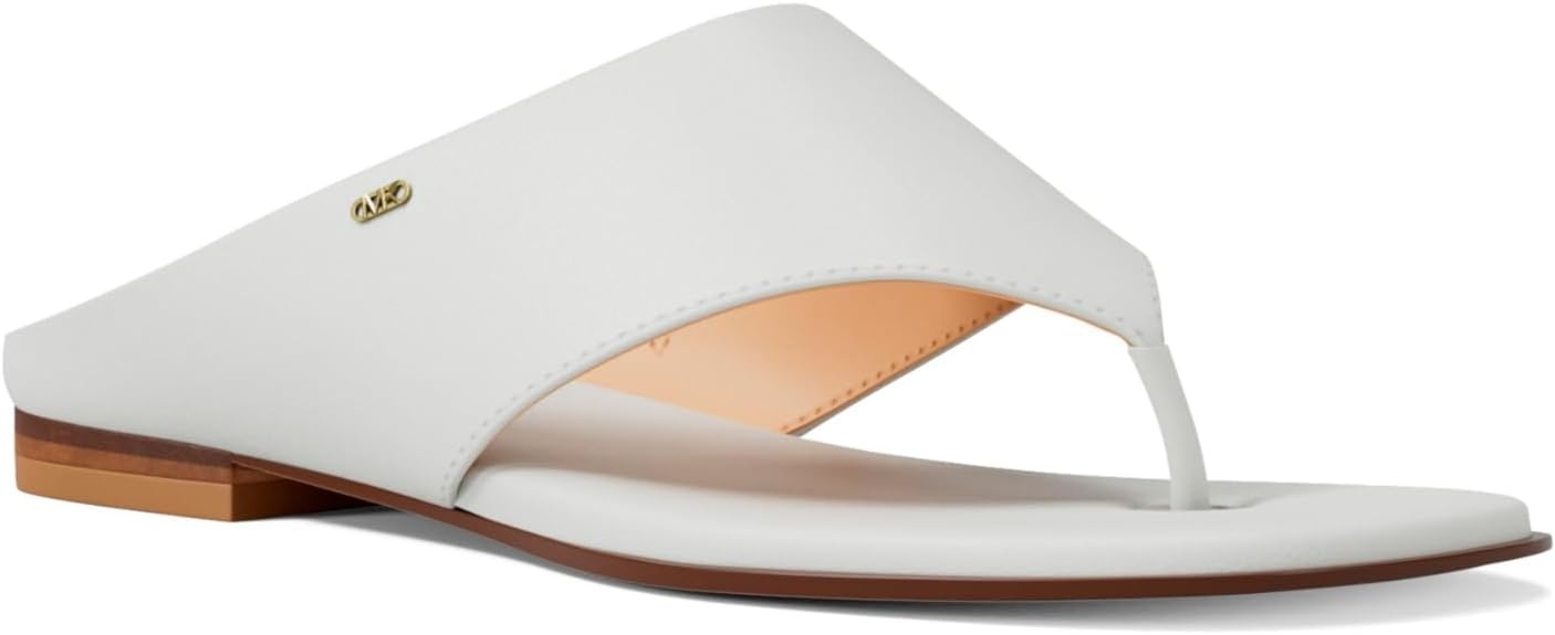 image:imageMichael Kors womens Alster Thong SandalLeatherEggshell