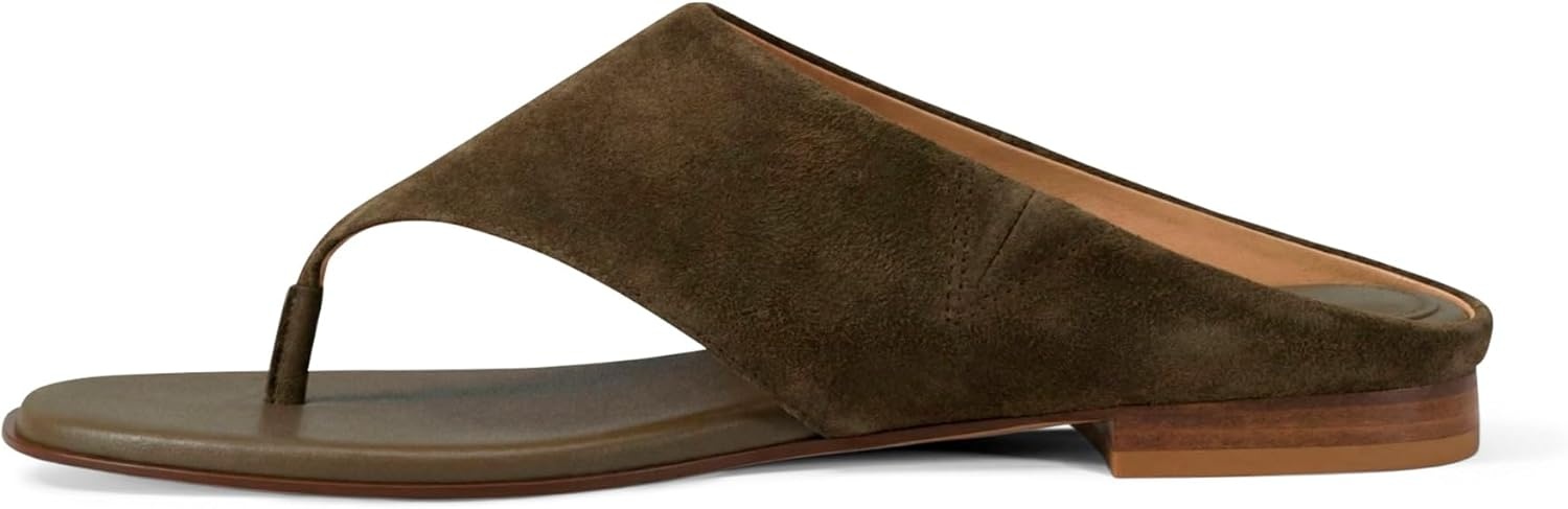 image:imageMichael Kors womens Alster Thong SandalSuede LeatherLoden