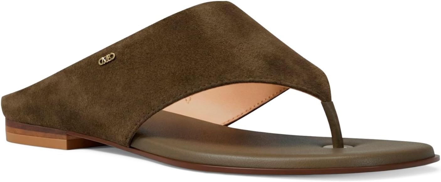 image:imageMichael Kors womens Alster Thong SandalSuede LeatherLoden