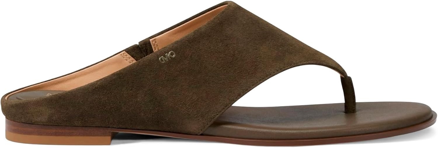 image:imageMichael Kors womens Alster Thong SandalSuede LeatherLoden