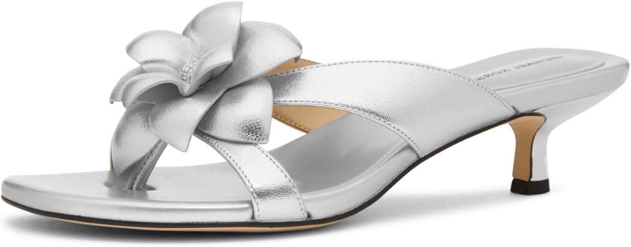 image:imageMichael Kors womens Jacie Kitten SandalSilver