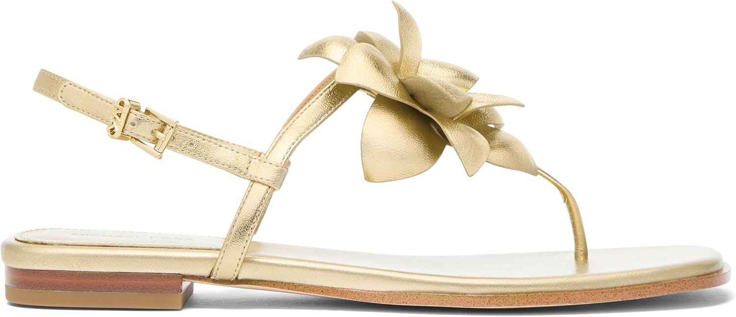 image:imageMichael Kors womens Jacie Thong SandalPale Gold