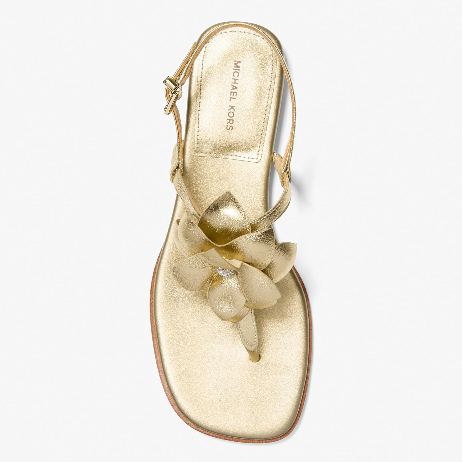 image:imageMichael Kors womens Jacie Thong SandalPale Gold