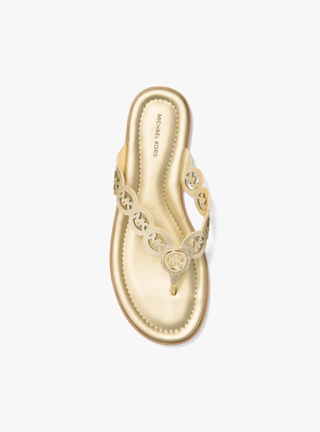 image:imageMichael Kors womens Janie Thong SandalPale Gold