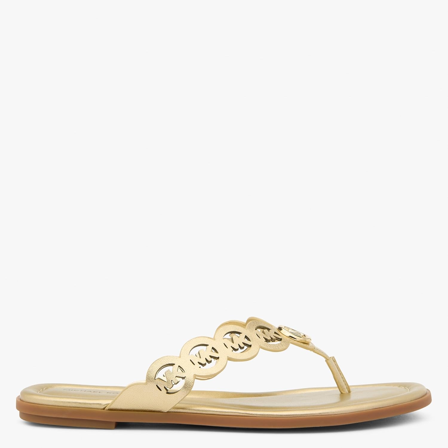image:imageMichael Kors womens Janie Thong SandalPale Gold