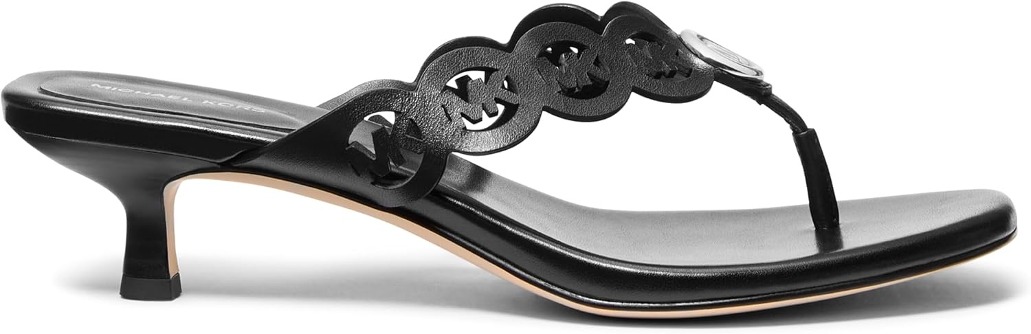 image:imageMichael Kors womens Michael Kors Womens Janie Mid ThongLeatherBlack