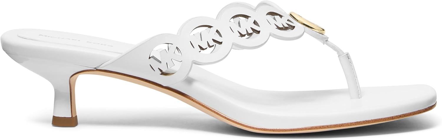 image:imageMichael Kors womens Michael Kors Womens Janie Mid ThongLeatherOptic White