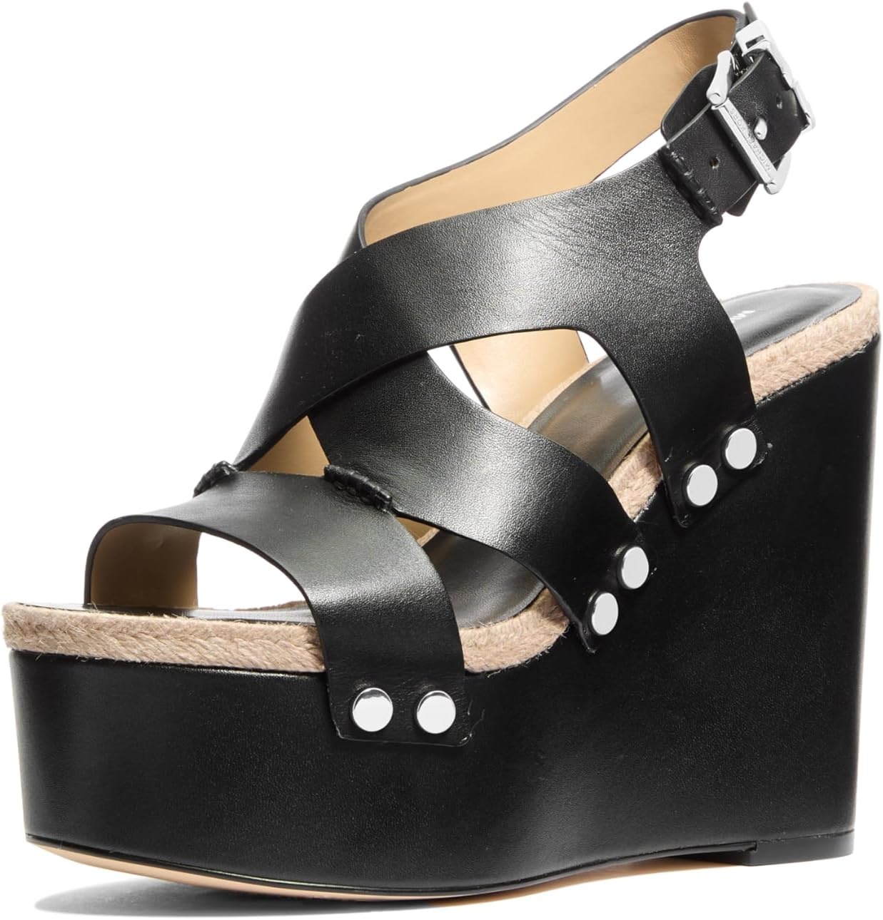image:imageMichael Kors womens Raven Wedge SandalBlack