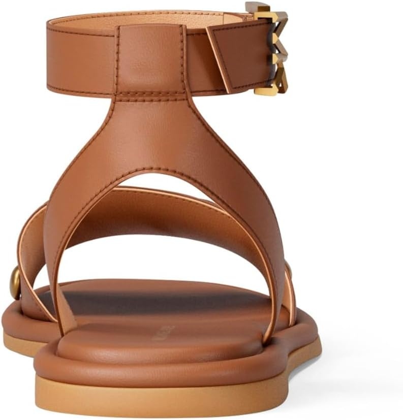 image:imageMichael Kors womens Rosetta Flat SandalLeatherLuggage
