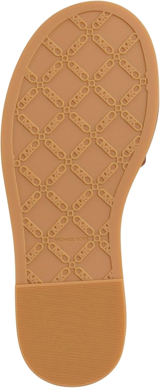 image:imageMichael Kors womens Rosetta Flat SandalLeatherLuggage