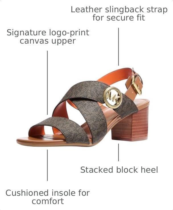 image:imageMichael Kors womens Vera Flex Mid SandalBrown