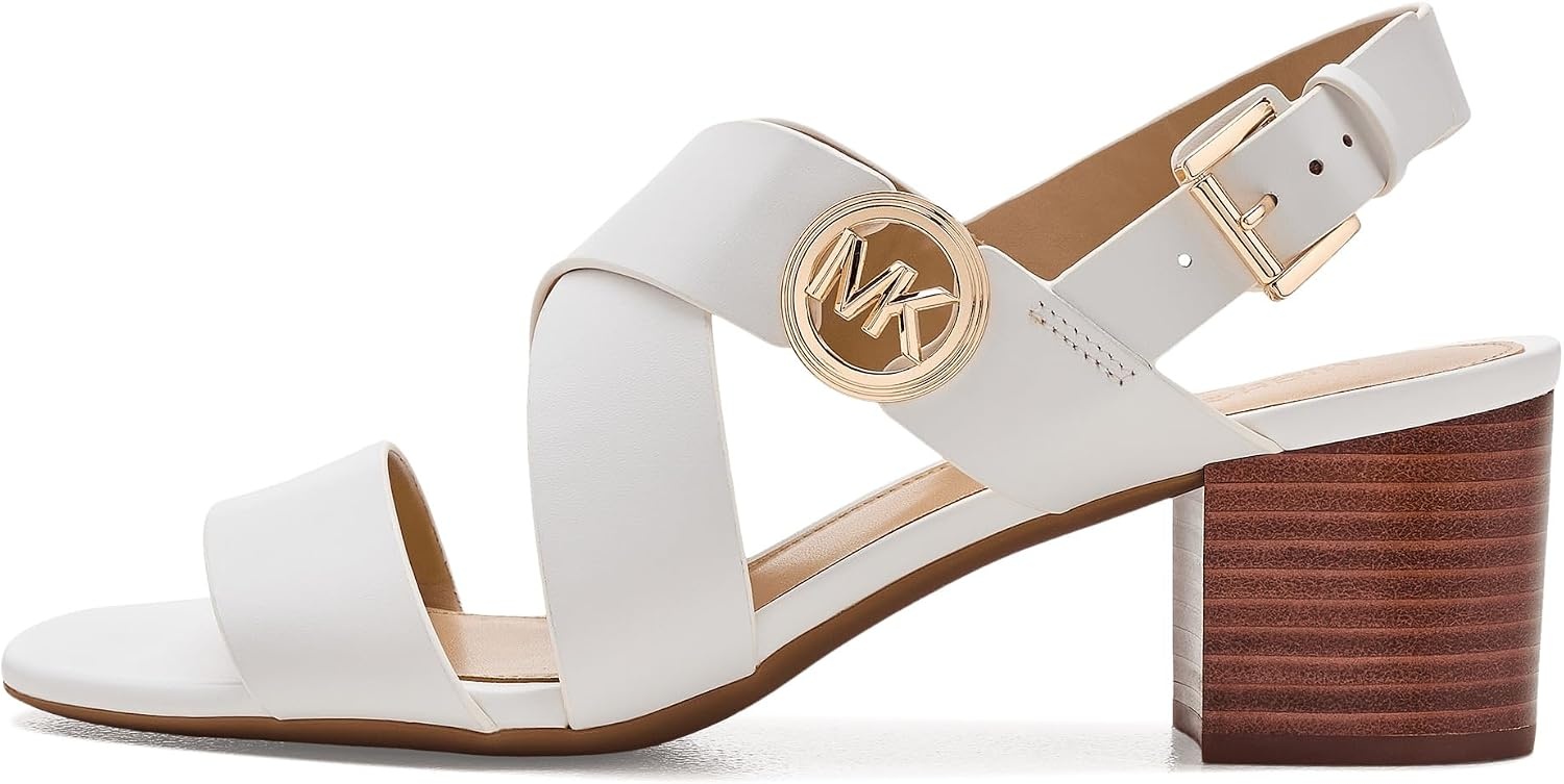 image:imageMichael Kors womens Vera Flex Mid SandalOptical White