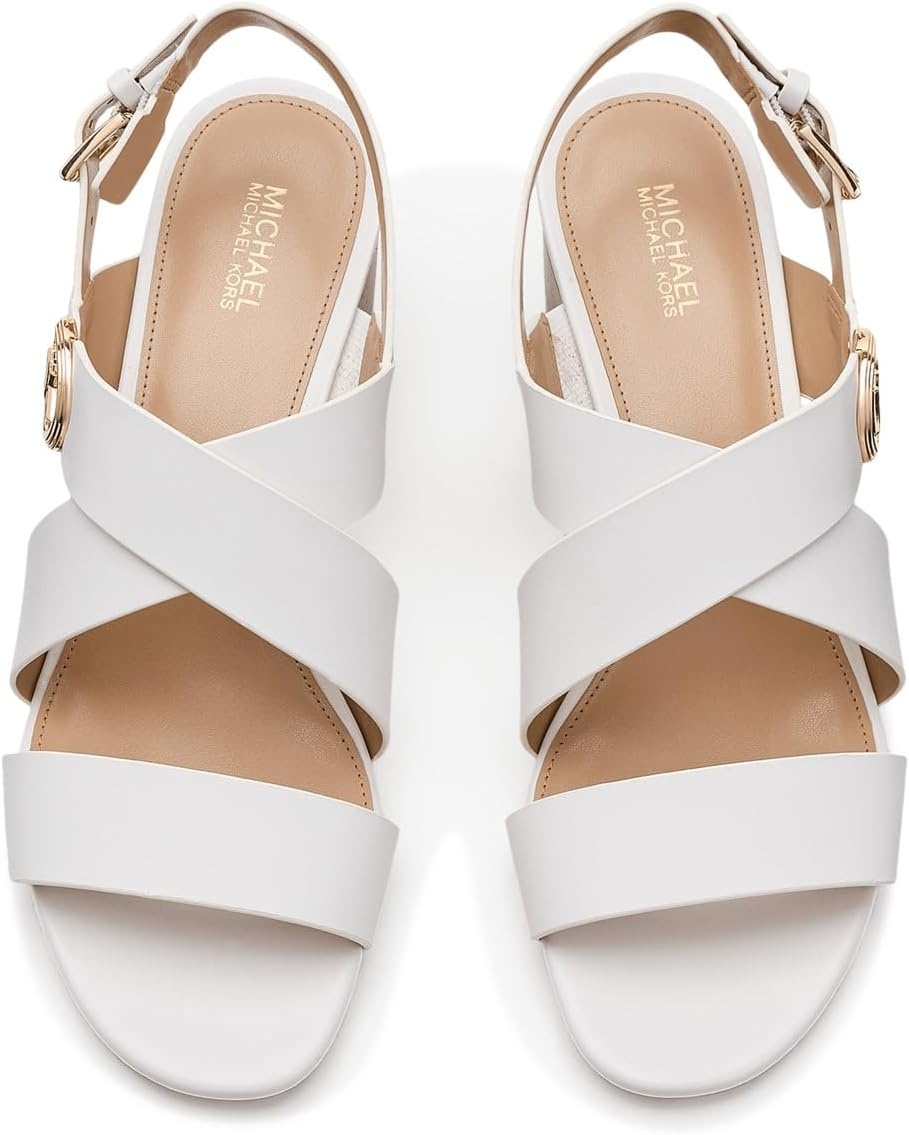 image:imageMichael Kors womens Vera Flex Mid SandalOptical White