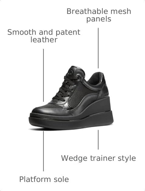 image:imageMichael Michael Kors Emmy Wedge TrainerBlack