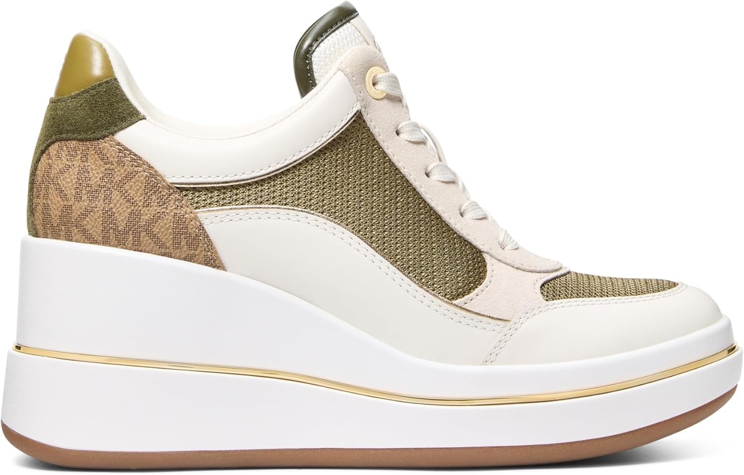 image:imageMichael Michael Kors Emmy Wedge TrainerHusk Multi