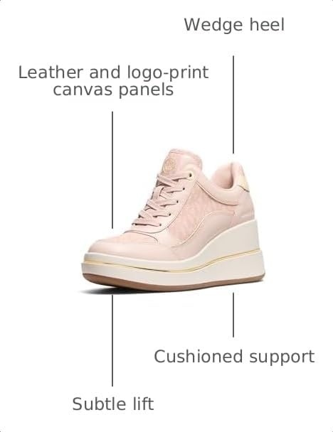 image:imageMichael Michael Kors Emmy Wedge TrainerSoft Pink