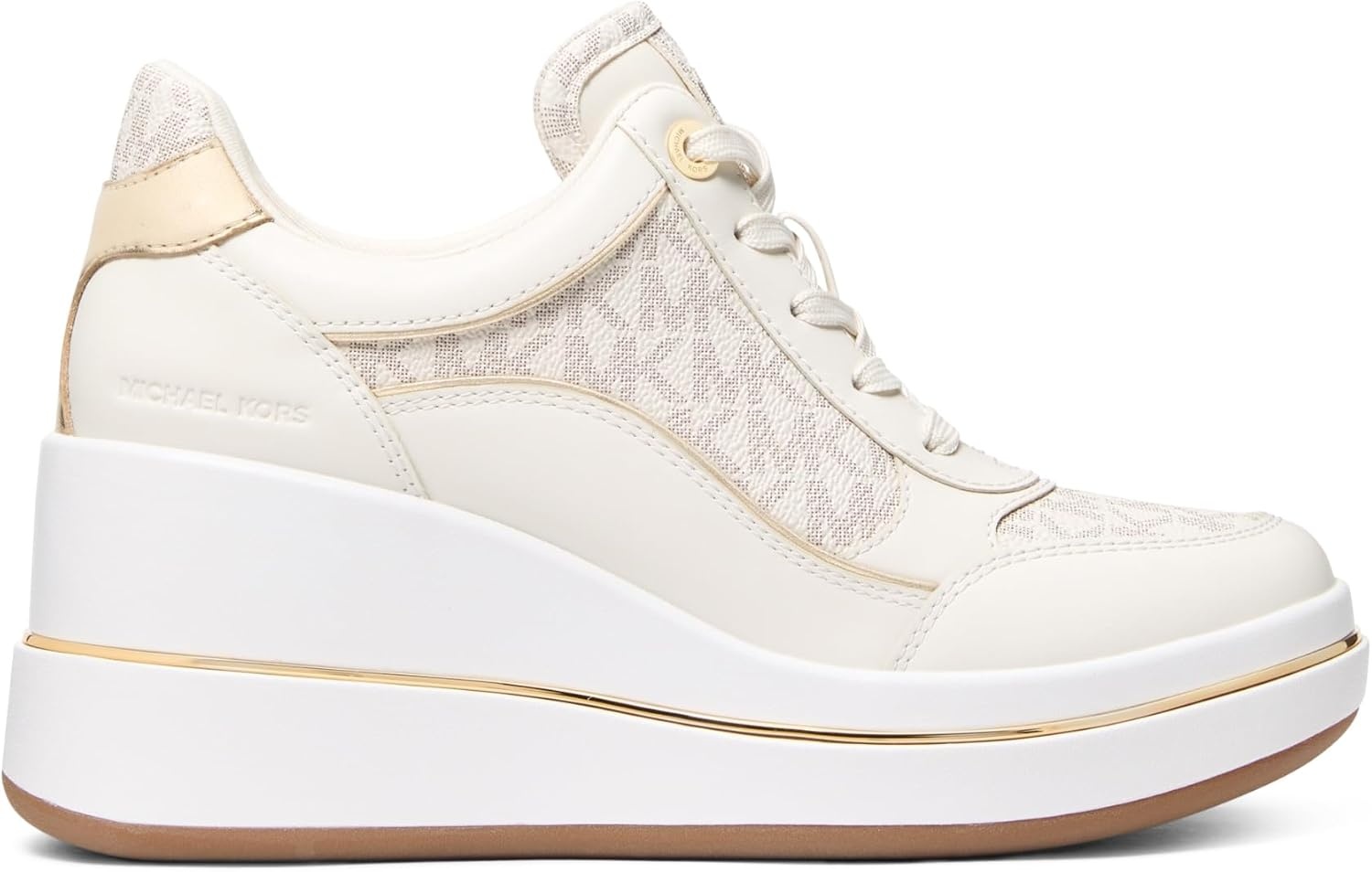 image:imageMichael Michael Kors Emmy Wedge TrainerVanilla