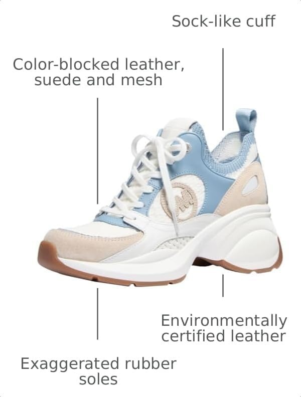 image:imageMichael Michael Kors Zuma Knit TrainerChambray
