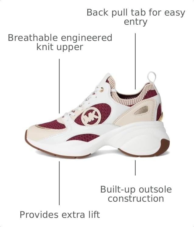 image:imageMichael Michael Kors Zuma Knit TrainerMulberry