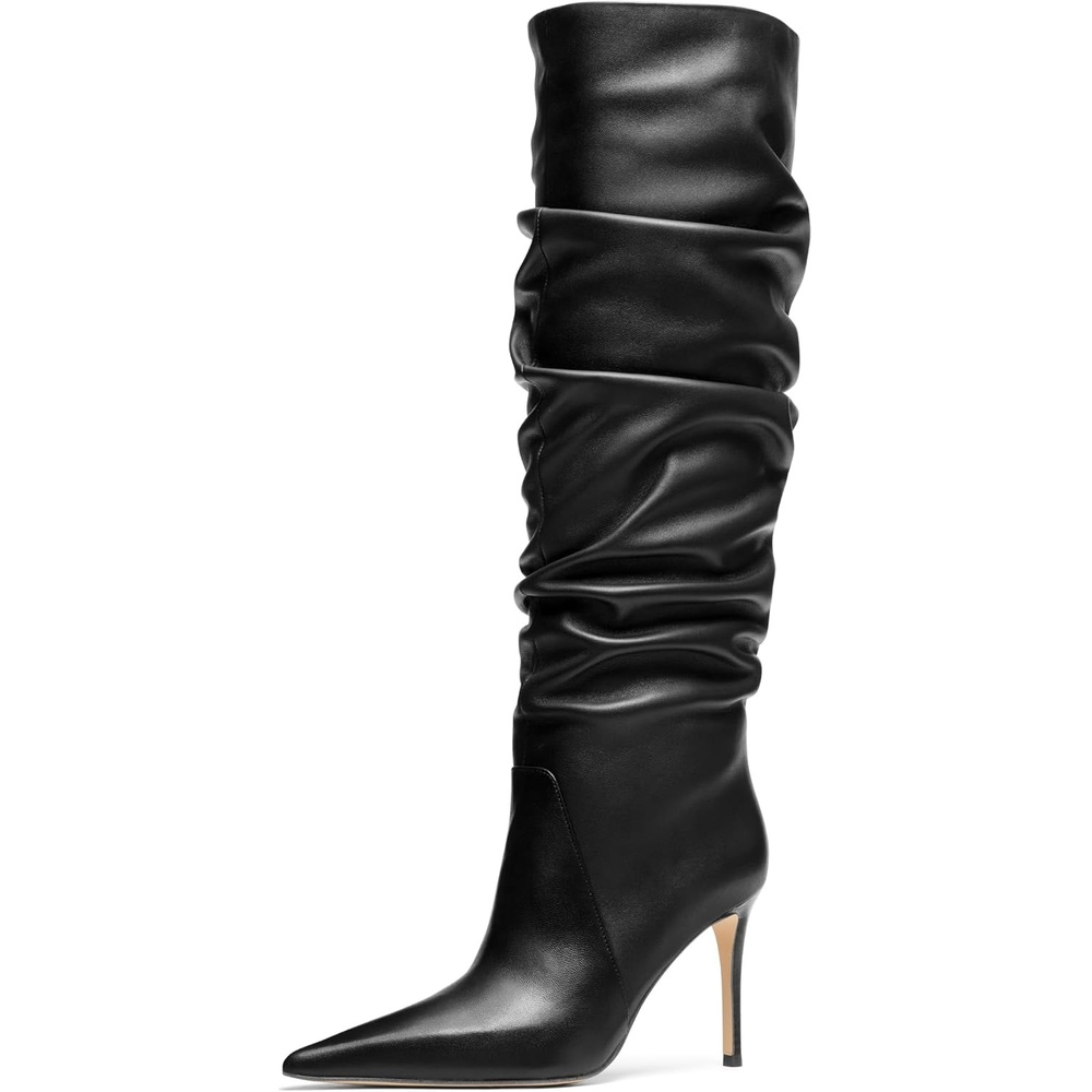 image:imageMICHAEL Michael Kors Dawn Heeled BootsBlack