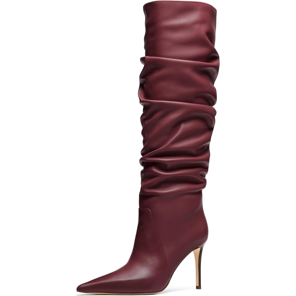 image:imageMICHAEL Michael Kors Dawn Heeled BootsOxblood