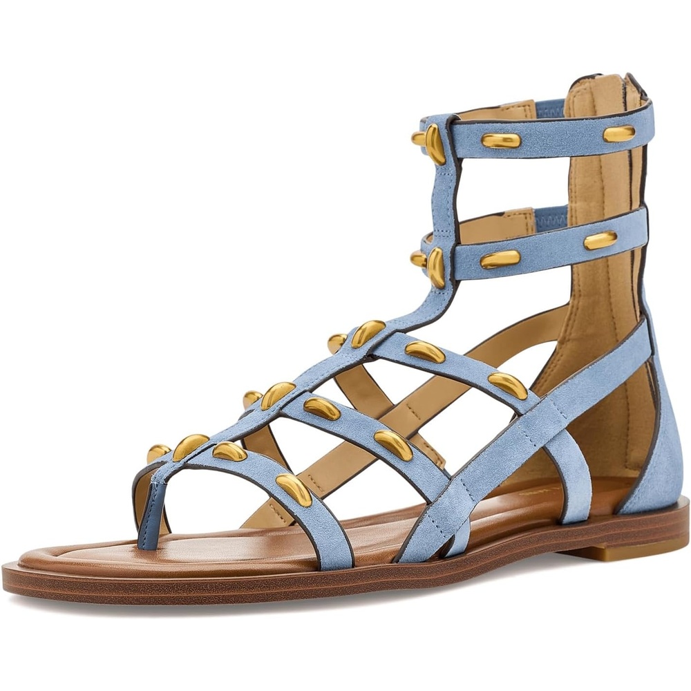 image:imageMICHAEL Michael Kors Noa Flat SandalsChambray